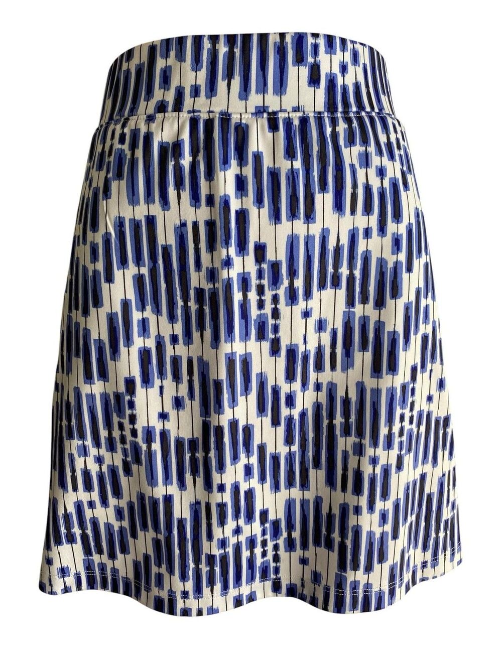Izod Golf Skort Womens M Blue Abstract Geometric Print Lined Pockets Athletic